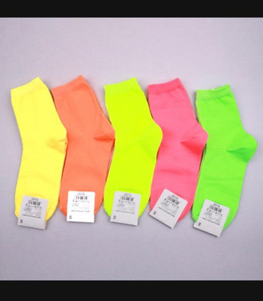 Womens neon online socks