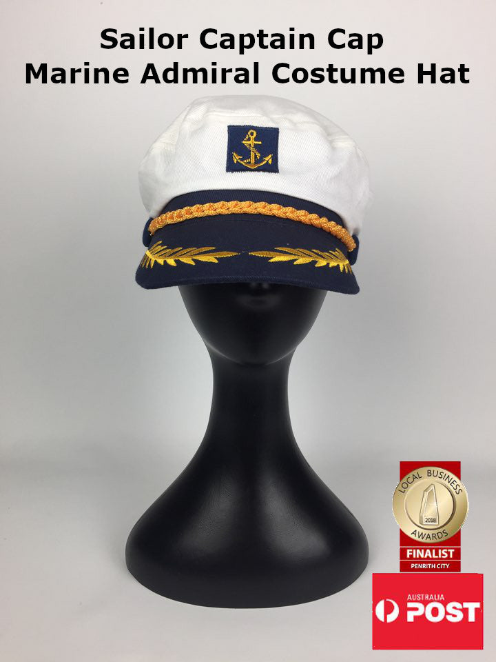 Nautical Admiral Captains Cap