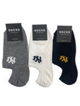 New York Yankees NY Logo Super Low Cut Ankle Socks Made in KOREA