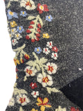 Women's Floral Embossed Low Cut Ankle Socks Made in KOREA