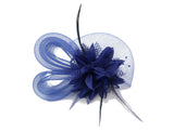 Women's Mesh and Feather Flower Fascinators