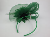 Women's Mesh and Feather Flower Fascinators