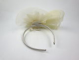 Women's Mesh and Feather Flower Fascinators