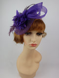 Women's Mesh and Feather Flower Fascinators