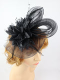 Women's Mesh and Feather Flower Fascinators