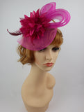 Women's Mesh and Feather Flower Fascinators