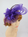 Women's Mesh and Feather Flower Fascinators