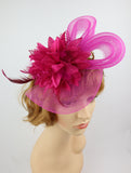 Women's Mesh and Feather Flower Fascinators