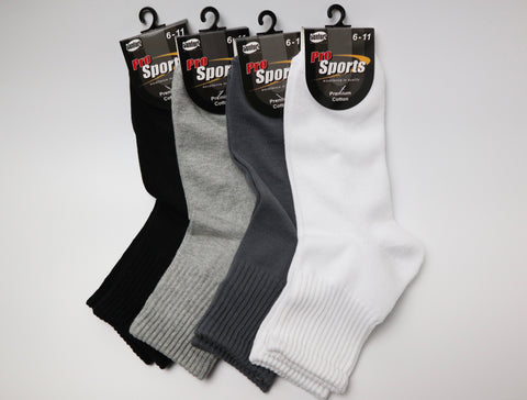 Men’s Quarter Length Cushioned Socks