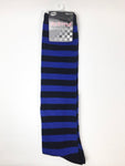 Women’s Striped Knee High Socks (Black)