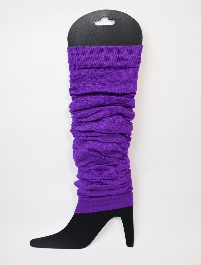 Fluro Purple 80s Leg Warmers – Hurly-Burly