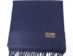 Wool Touch Plain Coloured Scarf