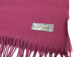 Wool Touch Plain Coloured Scarf