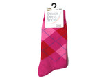 Women's Argyle Diamond Patterned Business Dress Socks