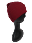 Plain Coloured Foldover Short Beanie