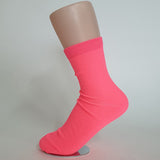 Women's Fluoro Neon Colourful Crew Socks