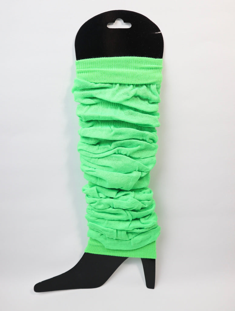 Fluro Green Legwarmers - 80s – Cracker Jack Costumes Brisbane