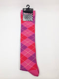 Women’s Argyle Pattern Knee High Socks