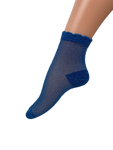 Women's Sheer Metallic Colourful Ankle Socks