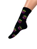 Women's Colourful Fruit Print Crew Socks