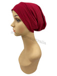 Women's Bamboo Beanie Chemo Head Cover Stretch Bandana