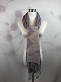 Paisley and Floral Pattern Pashmina Scarf/Shawl