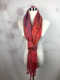 Paisley and Floral Pattern Pashmina Scarf/Shawl