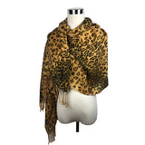 Leopard Print Pashmina Scarf/Shawl