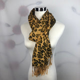 Leopard Print Pashmina Scarf/Shawl