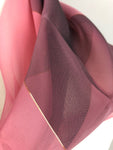 Chiffon Square Neck Scarf with Metallic Detailing