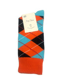 Men's Premium Cotton Patterned Dress Socks