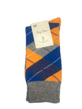 Men's Premium Cotton Patterned Dress Socks