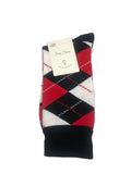 Men's Premium Cotton Patterned Dress Socks