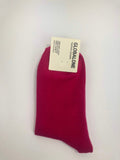 Women's Plain Coloured Crew Socks