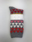 Women's Premium Wool Patterned Dress Socks