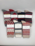 Women's Premium Wool Patterned Dress Socks