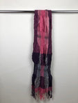 Women's Winter Colourblock Pattern Crinkle Effect Fashion Scarf