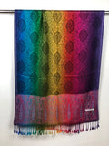 Paisley Pattern Rainbow Pashmina Scarf/Shawl