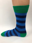 Men's Premium Cotton Patterned Dress Socks