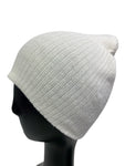 Unisex Short Ribbed Plain Beanie