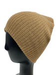 Unisex Short Ribbed Plain Beanie