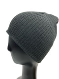 Unisex Short Ribbed Plain Beanie