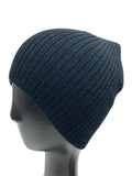 Unisex Short Ribbed Plain Beanie