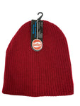 Unisex Short Ribbed Plain Beanie