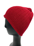 Unisex Short Wide Ribbed Plain Beanie