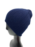 Unisex Short Wide Ribbed Plain Beanie