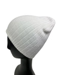 Unisex Short Wide Ribbed Plain Beanie