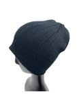 Unisex Short Wide Ribbed Plain Beanie