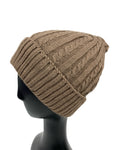 Faux Fur Lined Plain Foldover Basic Knitted Short Beanie