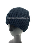 Faux Fur Lined Plain Foldover Basic Knitted Short Beanie